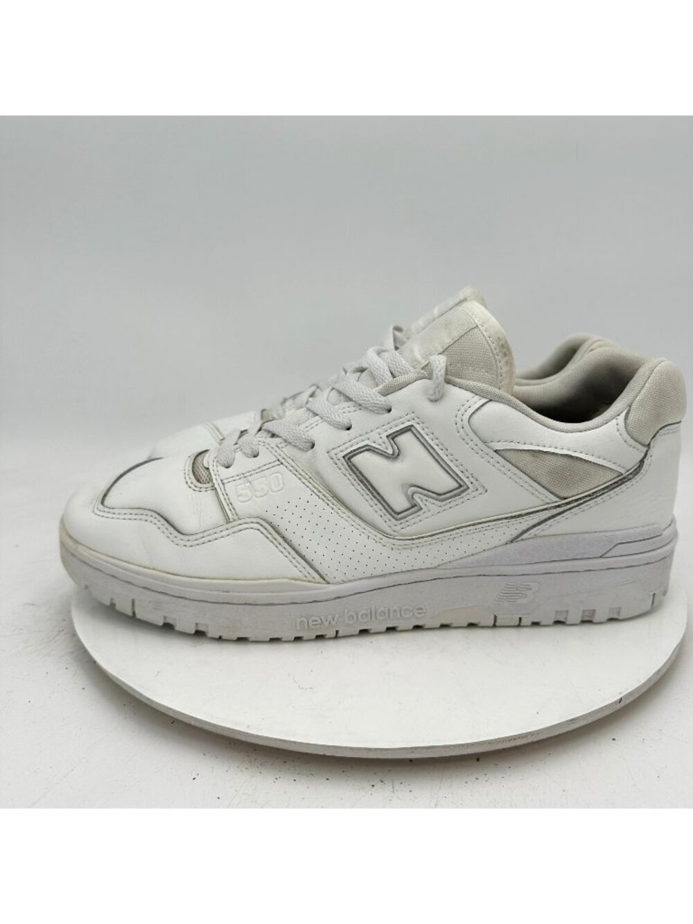 New Balance 550 Men Size 12 BB550WWW Triple White Casual Athletic Shoes